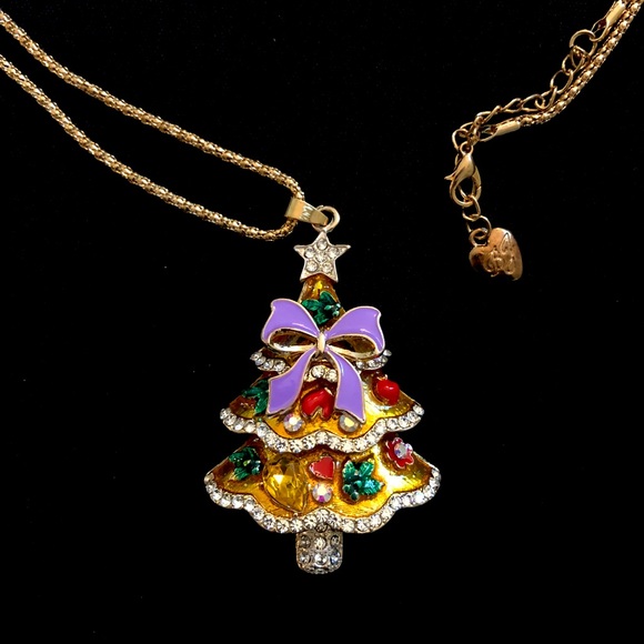 Betsey Johnson Jewelry - Christmas tree colorful pendant necklace Betsey Johnson